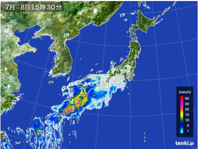 明日は雨予報ですね