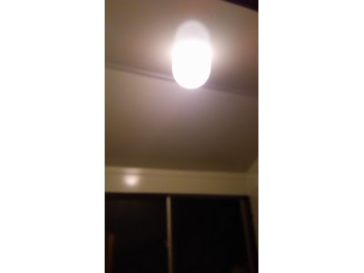 電気が付きました。