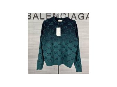 グッチ セーター GGロゴ ダークトーングラデーション ラグジュアリー感 GUCCI
