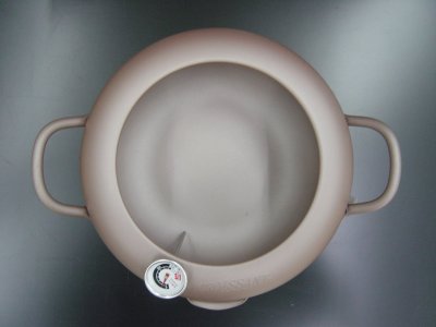 クロワッサン　温度計付き天ぷら鍋２４ｃｍ