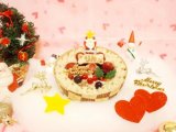 アレルギー対応◆スノーホワイト◆犬用クリスマスケーキ,猫用クリスマスケーキ