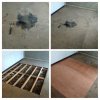 北区太平にて　車庫内の床の修繕　札幌市便利屋タクミ