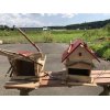 鳥小屋作りました！