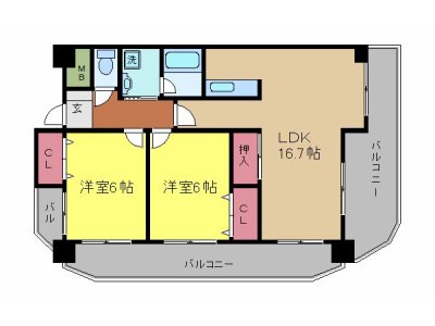 平野区ペット飼育可の２ＬＤＫ！広いリビングは必見。喜連瓜破駅12分　この部屋限定「仲介手数料無料！！」