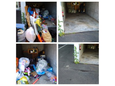 タイヤ運送 車庫内不用品回収 札幌市白石区 便利屋タクミ