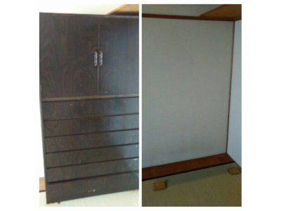 豊平区月寒東にて 大型家具の回収処分 札幌市便利屋 TAKUMI合同会社