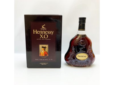 ヘネシー X.O 黒キャップ クリアボトル 700mlを買取させていただきました♪