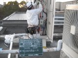 市民センター空調機改修電気設備工事を行いました。