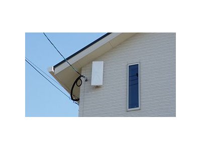 糸島市の前原でアンテナ工事です