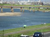 今日の大和川の風景