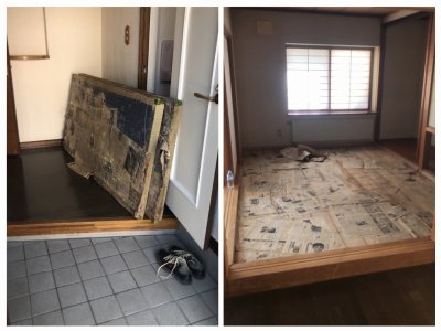 札幌市厚別区にて畳の撤去作業便利屋タクミ豊平区美園店
