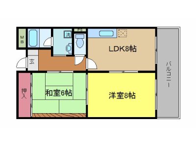 ☆喜連東小学校区２ＬＤＫ☆