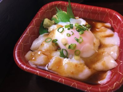 いかユッケ丼