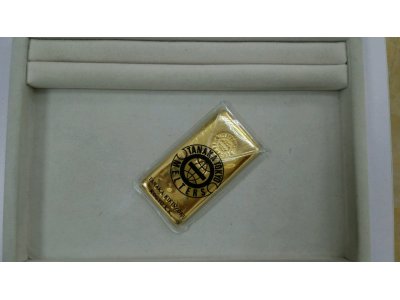 インゴット金買取しました。質岡崎質屋岡崎市貴金属ジュエリー金プラチナダイヤモンド時計ロレックスオメガブランドバックルイヴィトンシャネルエルメス携帯スマートフォン商品券株主優待券図書カードクオカードのお買取は地域Ｎｏ１安心高価買取＆質の大黒屋質岡崎店にお任せ下さい。