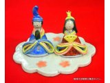 琉球大田焼窯元陶芸ギャラリー情報　お雛様を展示しました。
