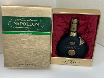 洋酒 ブランデー アルマニャック ナポレオン 高価買取させて頂きました。 箱なしでも未開栓でしたら買取OKです