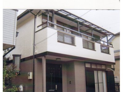 サイディング塗装埼玉県、新座市、コスモスペイントの屋根遮熱塗装