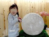 第1位　透明レインボー水晶　日本一特大サイズ球体