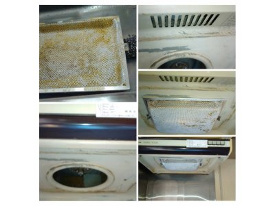 厚別区厚別中央ひばりが丘団地にて換気扇のお掃除 札幌市 便利屋タクミ