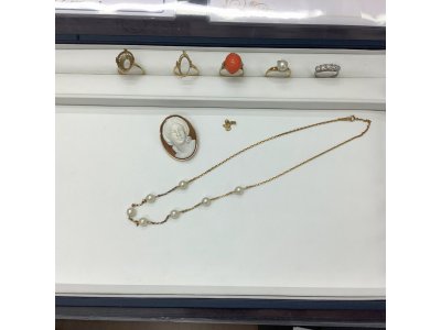 【金 貴金属】K18 K14 PT900 リング ネックレス カメオ 金歯 お買取りさせていただきました