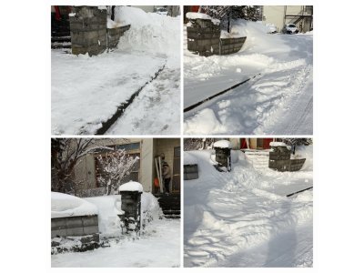 札幌市白石区にて雪かき作業便利屋タクミ美園店