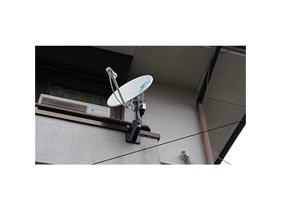 ネットからのご依頼で糸島市の志摩でアンテナ工事です