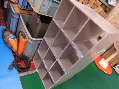 重量機械移設★アルミ角パイプお買い上げです。