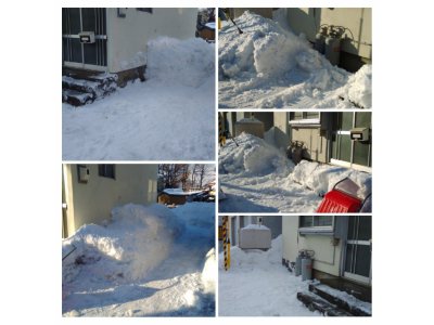 白石区菊水元町にて除雪作業 札幌市 便利屋タクミ