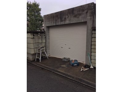 車庫シャッター取替工事⑥