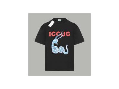 グッチ Tシャツ アートワーク ICCOUG キャラクター グラフィック GUCCI