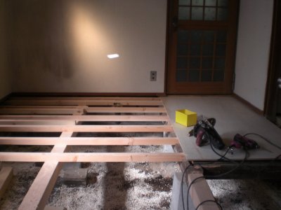 台所改修工事②