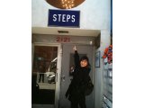 steps! in  NY.