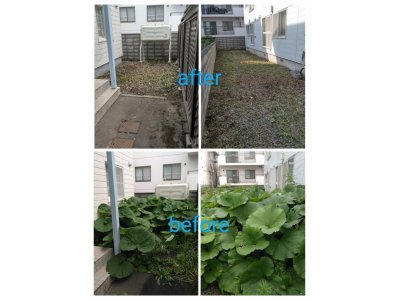札幌市豊平区月寒マンション草刈TAKUMI合同会社便利屋タクミ美園店
