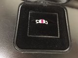 おしゃれなデザインのルビー プラチナ ダイヤモンドリング お買取りさせて頂きました