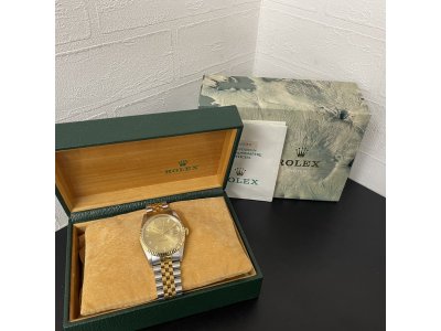 ROLEX ロレックス Ref.16233G 旧ダイヤ シャンパンゴールド文字盤 お買取り致しました
