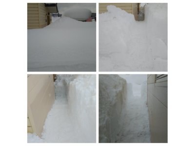 赤平市にて一軒家の雪かき作業　札幌市　便利屋タクミ