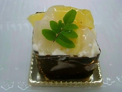梨と柿のケーキ