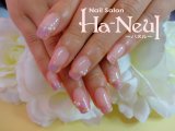 ☆爽やかカラーの斜めフレンチ☆