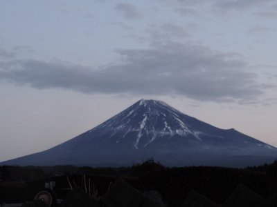 今朝の富士