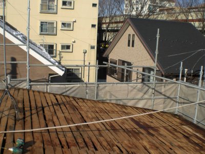 板金屋根改修工事②