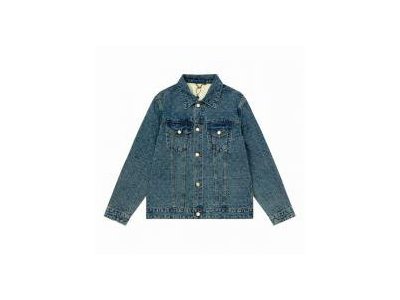 LOUIS VUITTON デニムジャケット ブルーデニム モノグラム刺繍 エレガンス カジュアル ルイヴィトン