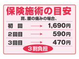 保険施術の自己負担額について