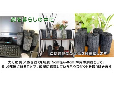 【Vol.2】茶道の道具炭 炉用胴炭の稽古用 お部屋のハウスダストの除去に最適
