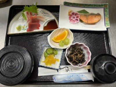 焼魚、刺身定食