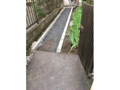 玄関アプローチ改修工事④