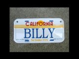 USA ミニナンバープレート　BILLY