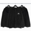 BALENCIAGA ジャケット ブラック ジップアップ シンプル&ラグジュアリー バレンシアガ