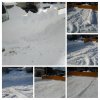 清田区里塚にて不動産管理会社の依頼で駐車場の雪かき　札幌市　便利屋タクミ