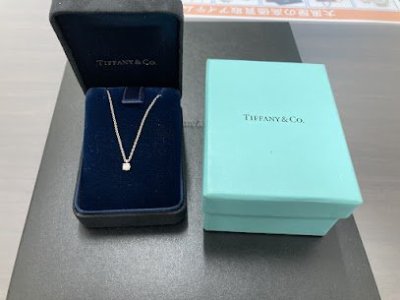 ティファニー PT950 0.19ct ネックレスご売却頂きました。