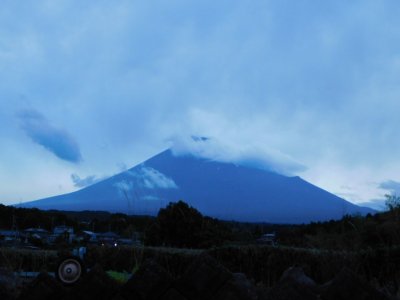 今朝の富士